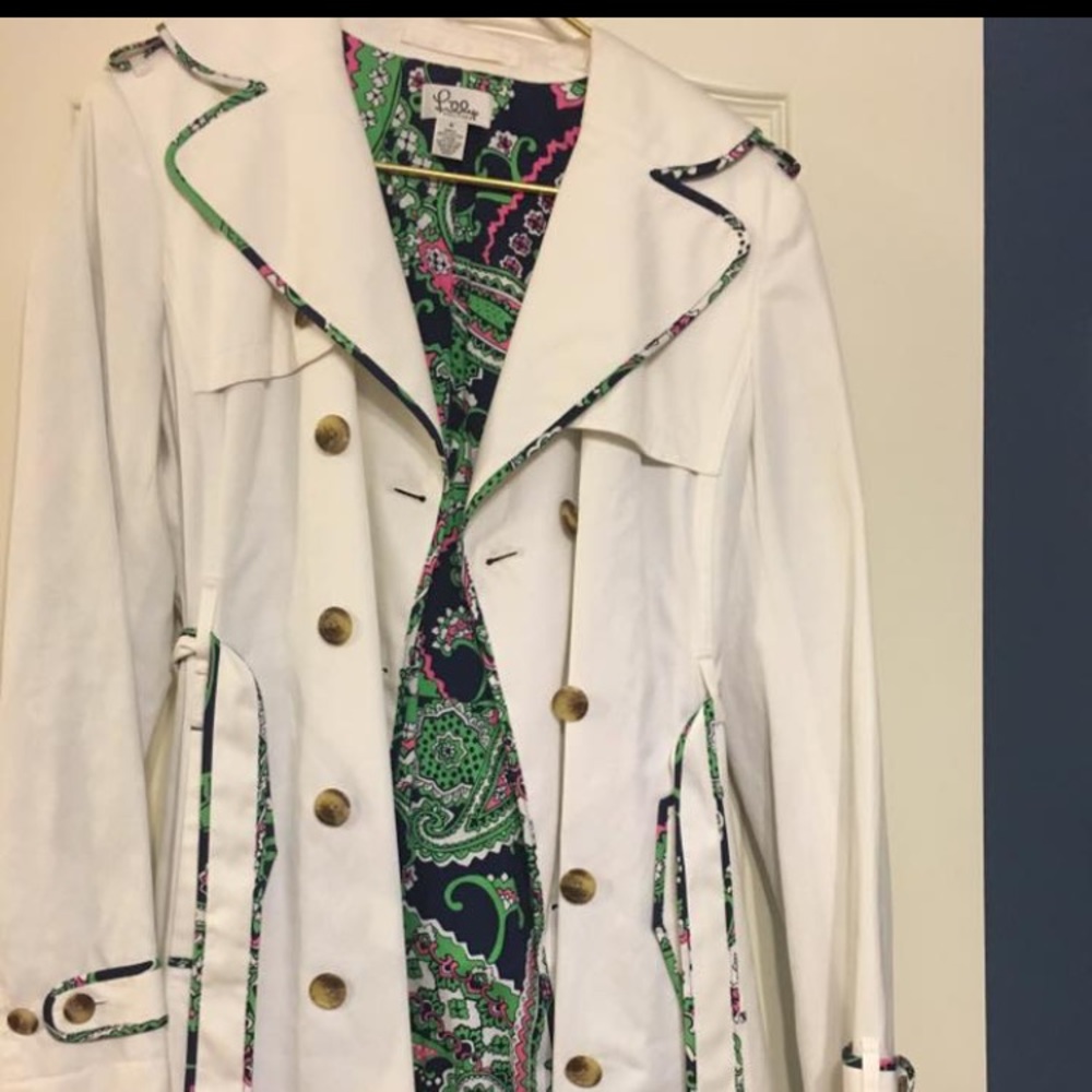 Lilly Pulitzer white jacket